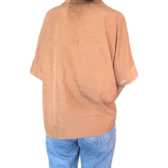 MANGO Casual Short-sleeve Button-down Blouse - Picture 4 of 4